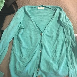 Aqua cardigan